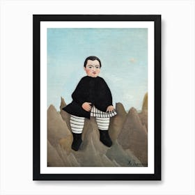  Boy On The Rocks, Henri Rousseau Art Print