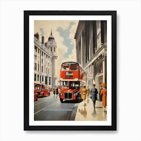 London Street Scene Art Print