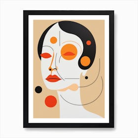 Face Of A Woman 5 Art Print