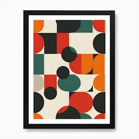 Abstract Geometric Pattern 5 Art Print