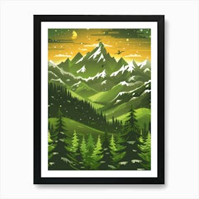 Mountain Landscape 23 Art Print