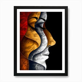 Face Of A Woman 63 Art Print