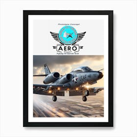 Hall-O-Gram Creations Aero Prototype Concept ~Reimagined 52 Art Print