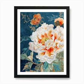 Peony Painting 10 Art Print