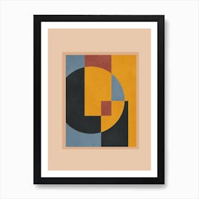 Minimal Geometric Art 2 Art Print