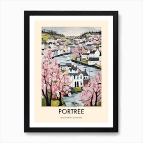 Portree (Isle Of Skye, Scotland) Painting 1 Travel Poster Art Print