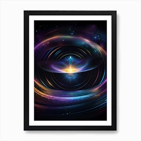 Abstract Space Background 2 Art Print