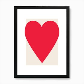 Heart Red Art Print