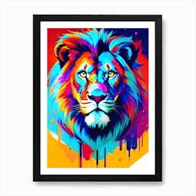 Lion Painting 5 Art Print