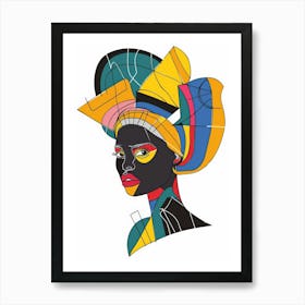 African Woman 123 Art Print