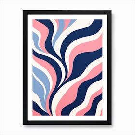 Wavy Lines 1 Art Print