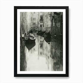 A Venetian Canal (1894), Alfred Stieglitz Art Print