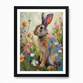 Dutch Rabbit Painting 1 Art Print