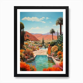 Tropical Pool Vibes 3 Art Print