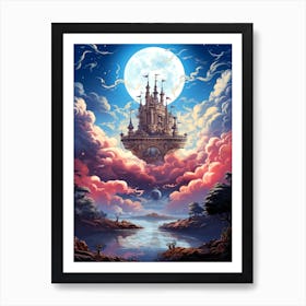 Castle In The Sky 4 Art Print