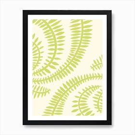 Calm Leaves Art Print