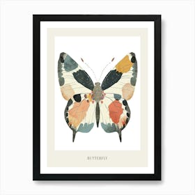 Colourful Insect Illustration Butterfly 28 Poster Art Print