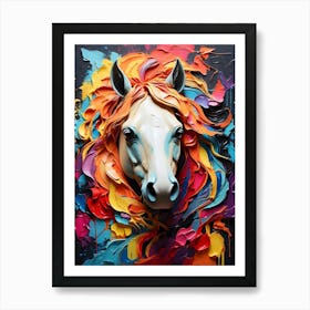 Horse Head Painting 1 Art Print