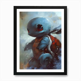 Squirtle Pokemon Anime Manga Japan Poster Art Print