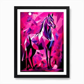 Abstract Geometric Animals 5 Art Print