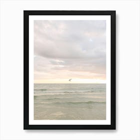 Sunset At The Beach  Art Print