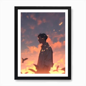 Sunset Solace Art Print