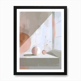 Minimalist abstract wall art Art Print