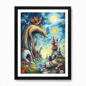 Fairytale Castle 13 Art Print