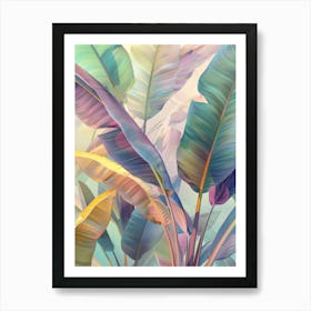 Tropical Leaves 100 Art Print