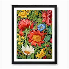 Flowers In A Vase 15 Art Print