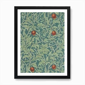 Chestnut tree Vintage 2 Botanical Art Print