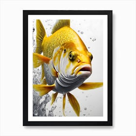 Fish In Water Art Print