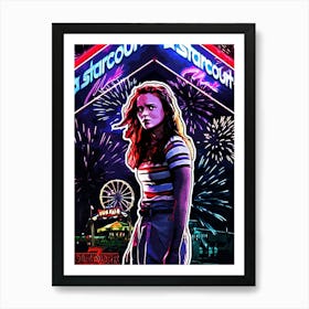 Stranger Things Poster movie 5 Art Print