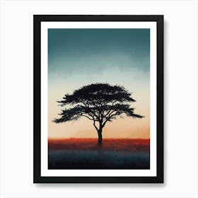 Acacia Tree Art Print