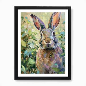 Beveren Rabbit Painting 4 Art Print