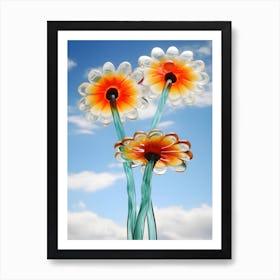 Glass Flowers 1 Art Print