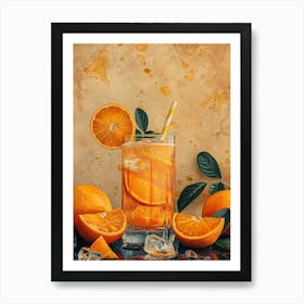 Orange Juice Art Print