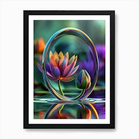 Lotus Flower 166 Art Print