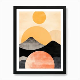 Abstract Landscape Painting Art Print