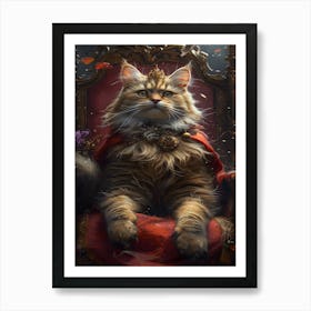 King Cat 1 Art Print