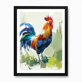 Rooster Canvas Art Art Print