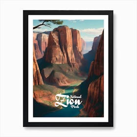 Zion National Park Art Print