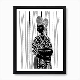 Peul Woman Art Print