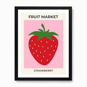 Fruit Market Strawberry | 03 Art Print