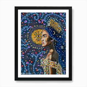 Queen Of The Stars Art Print