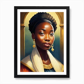 Afro-American Woman Art Print
