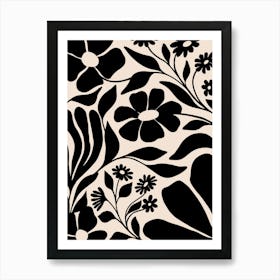 Abstract Floral No 1571 Art Print