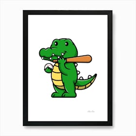 Prints, posters, nursery, children's rooms. Fun, musical, hunting, sports, and guitar animals add fun and decorate the place.11 Art Print