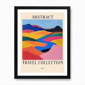 Abstract Travel Collection Poster Niger 1 Art Print