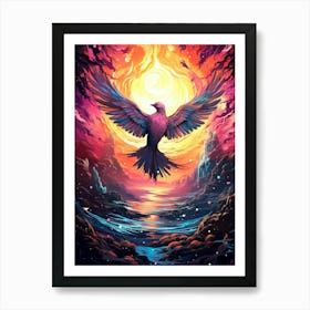 Phoenix Bird Art Print